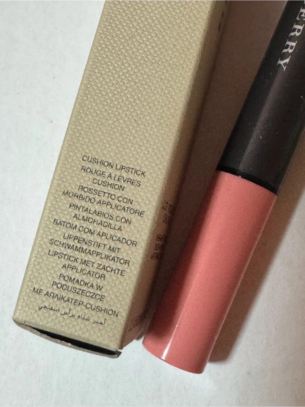 NIB Burberry Lip Velvet Crush Sheer Matte Stain - 40 Sugar Pink (Discontinued)
